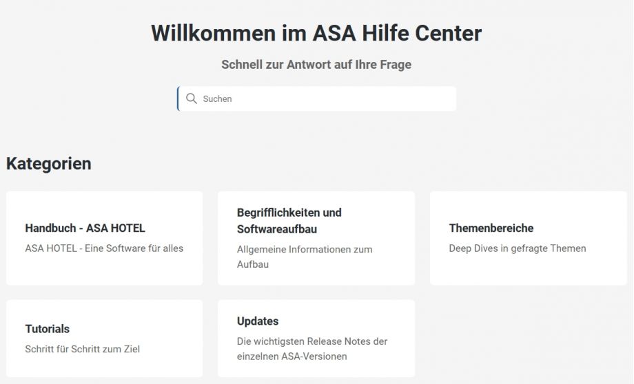 ASA Hilfe Center