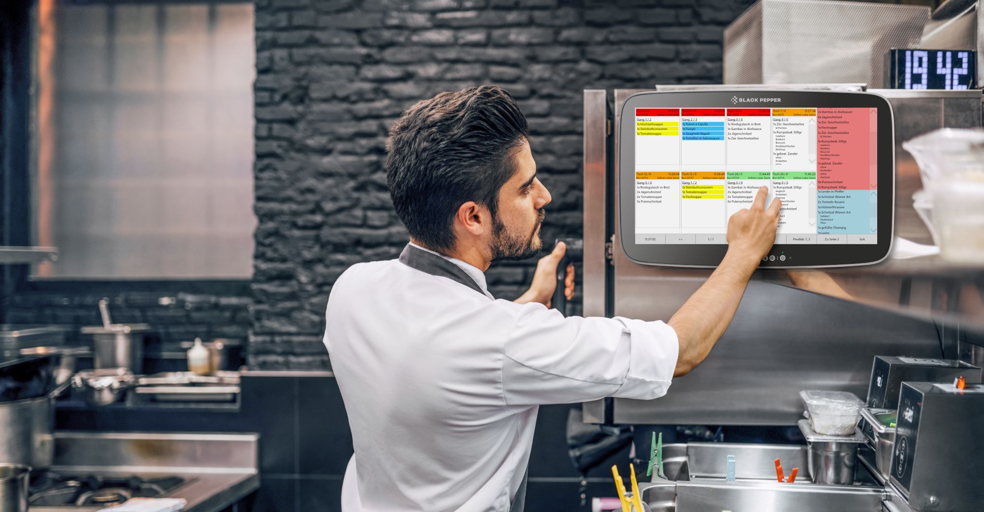 hotelsoftware Küchenmonitor 